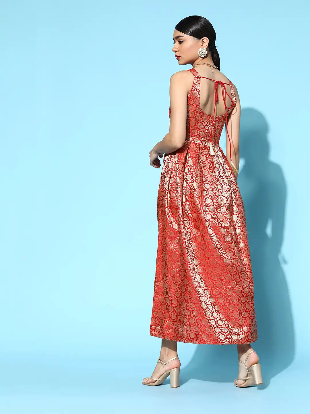 beige striped maxi dress Tan Striped Tiered Maxi Dress With Ruffle Straps