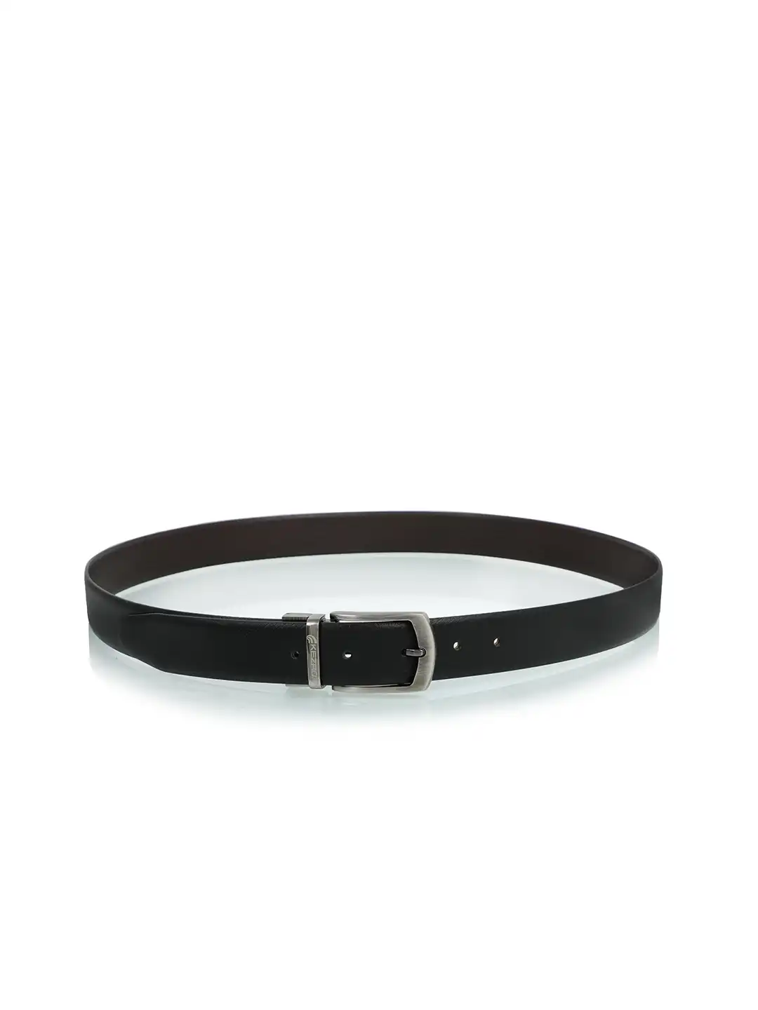 Buy KEZRO Men Black Solid Reversible Belt - Belts for Men 15683388