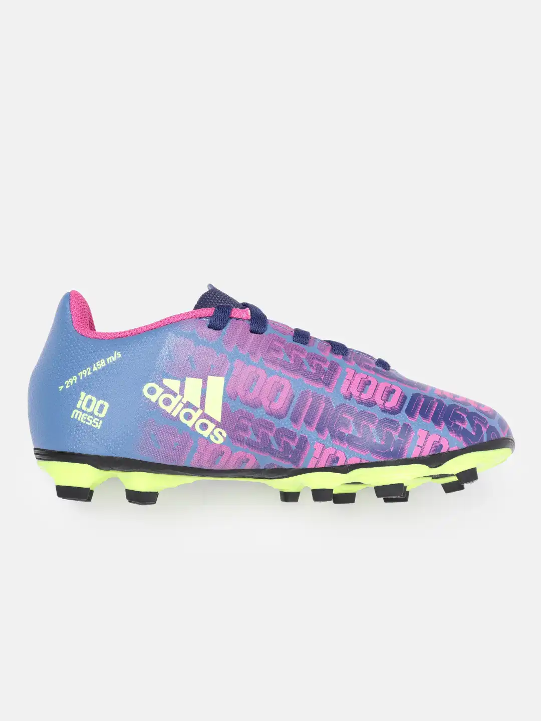 Buy ADIDAS Kids Blue & Pink Printed X Speedflow Messi.4 Flexible