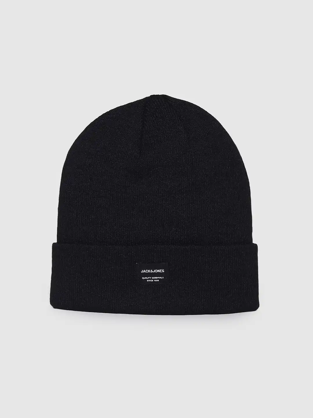 Buy Jack & Jones Men Black Beanie - Caps for Men 15926476 | Myntra
