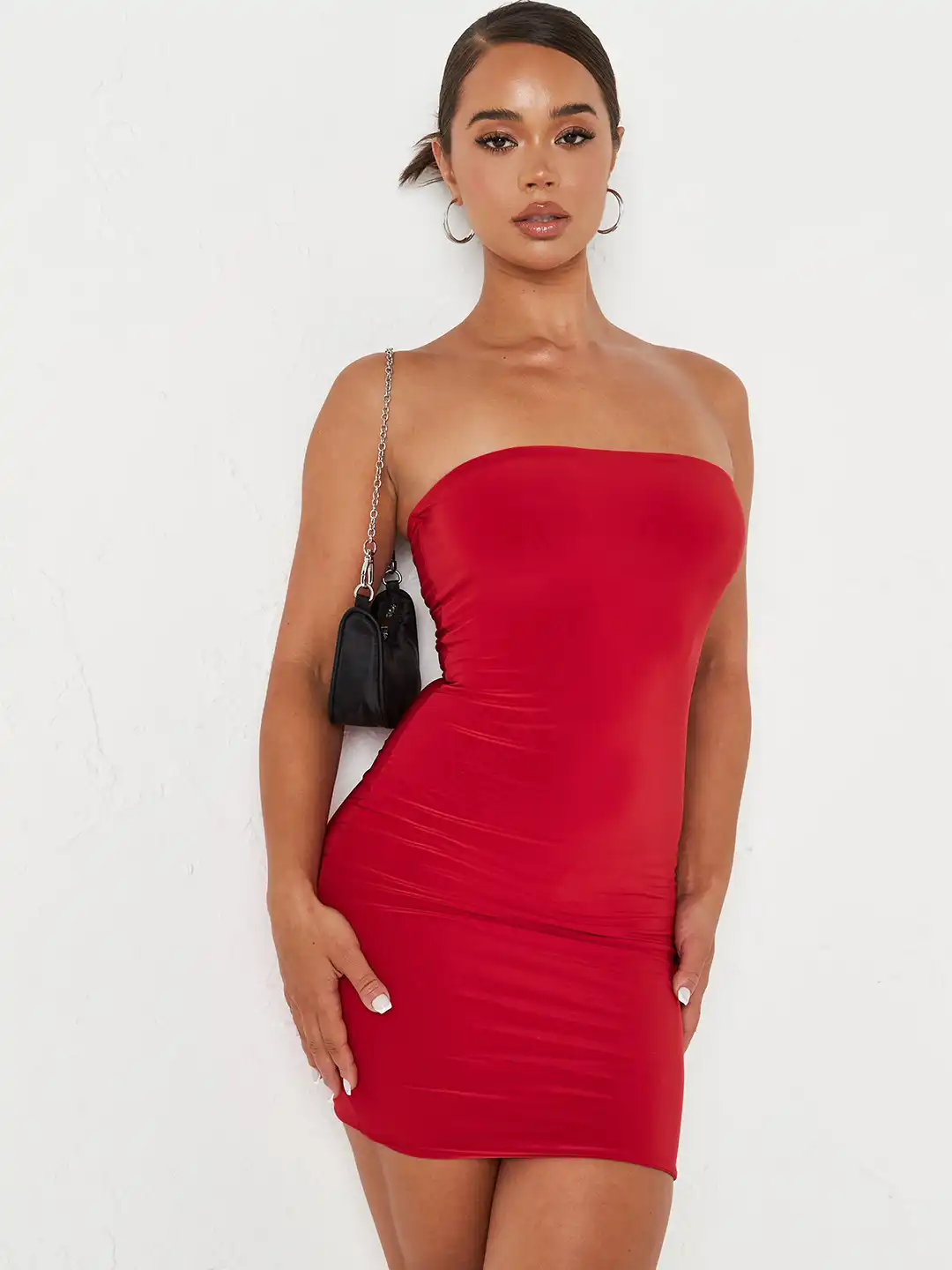 Buy Missguided Pink Off-Shoulder Bodycon Dress - Dresses for Women 15955368  | Myntra