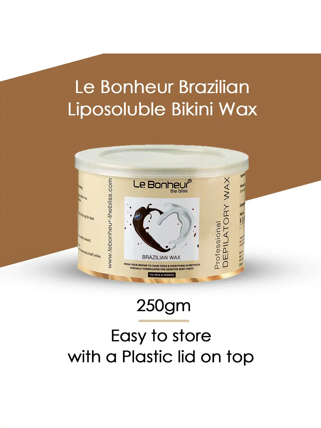 Buy Le Bonheur Stripless Brazilian Liposoluble Wax - Body Wax and