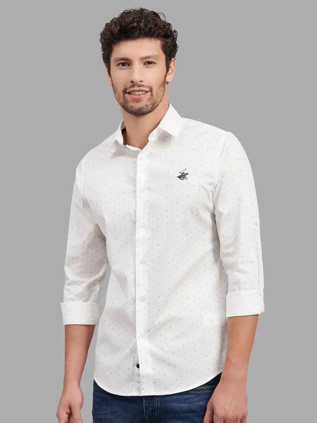 beverly hills polo club slim fit dress shirts MENS POLO SHIRTS