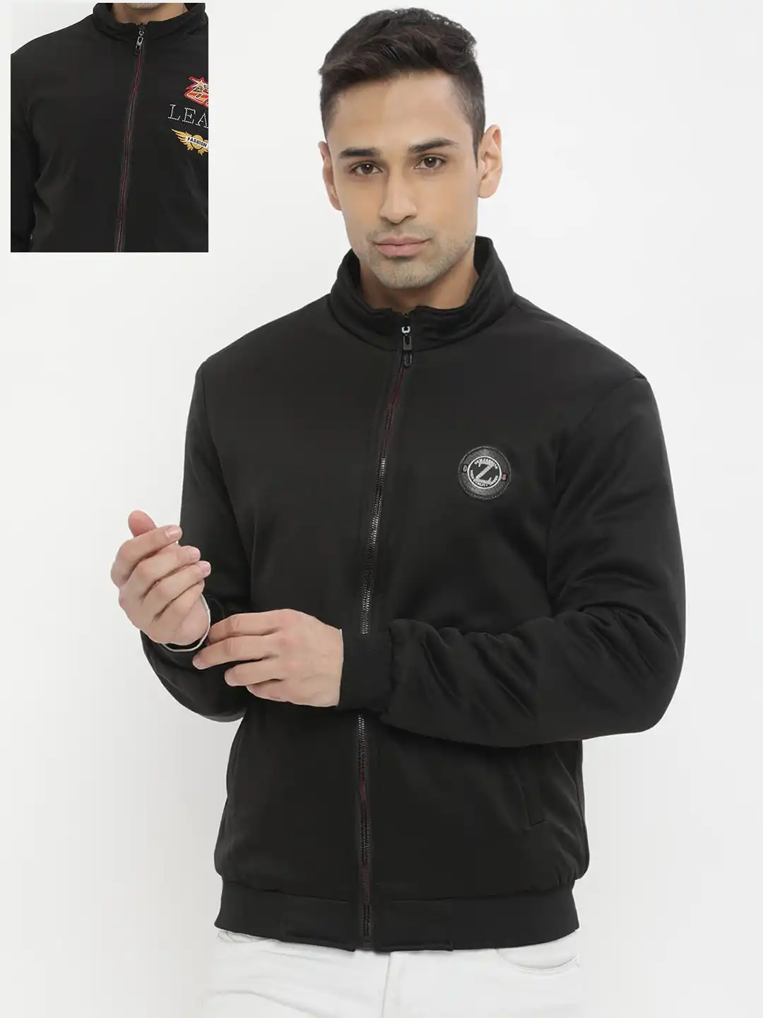 Buy V2 Value & Variety Men Black Bomber Jacket - Jackets for Men