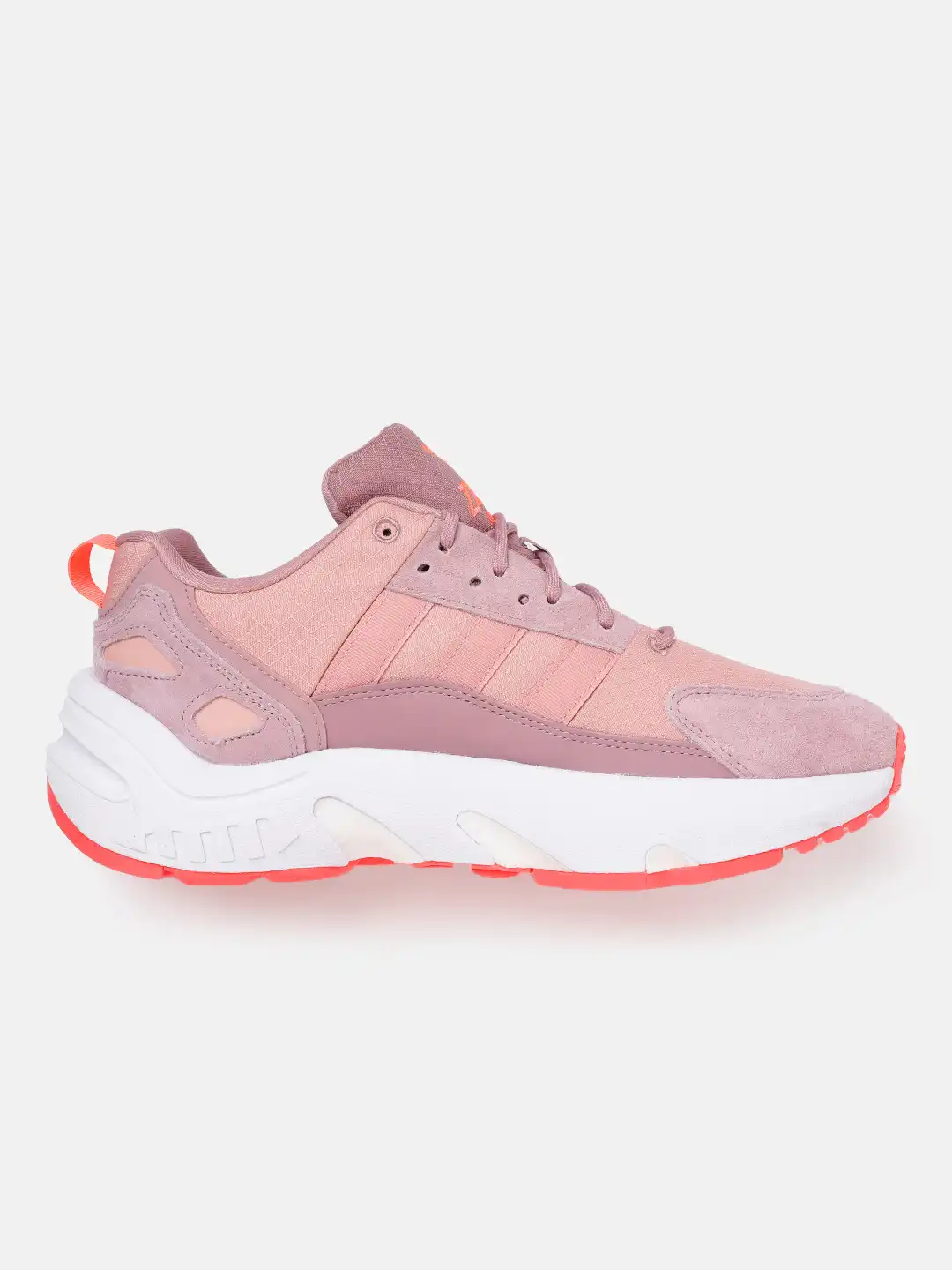 Ts　704040 Buy ADIDAS Originals Women Peach-Coloured & Dusty Rose Pink Woven