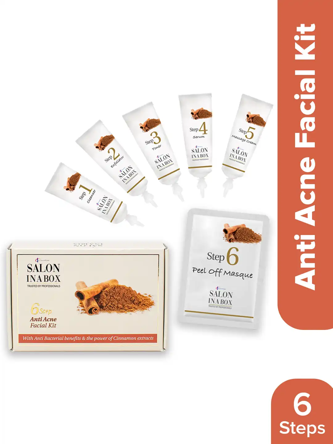 Buy SALON IN A BOX Anti Acne Facial Kit with Cinnamon Extract - 59