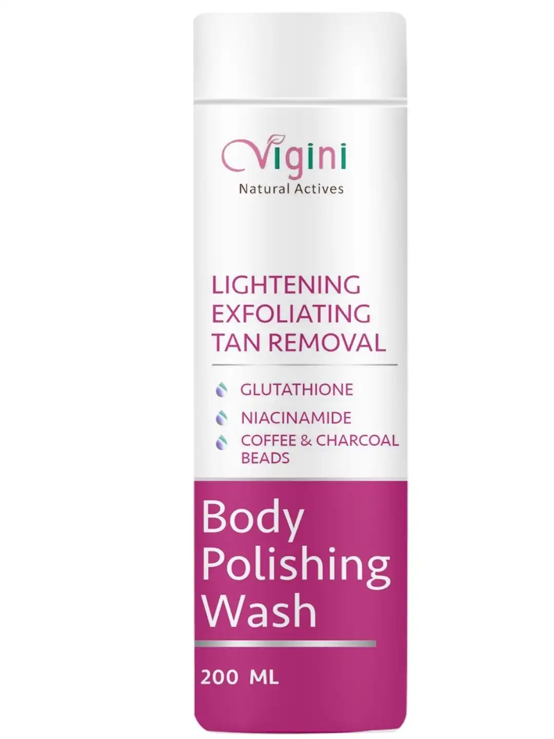 Vigini Natural Glutathione Coffee Face Body Scrub Tan Removal Moisturizing Exfoliator