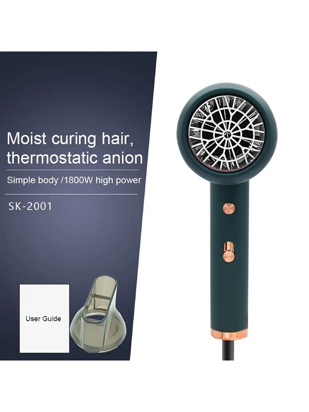 Buy Skmei 2001 1800w Electric Hair Dryer - Dryers for Unisex