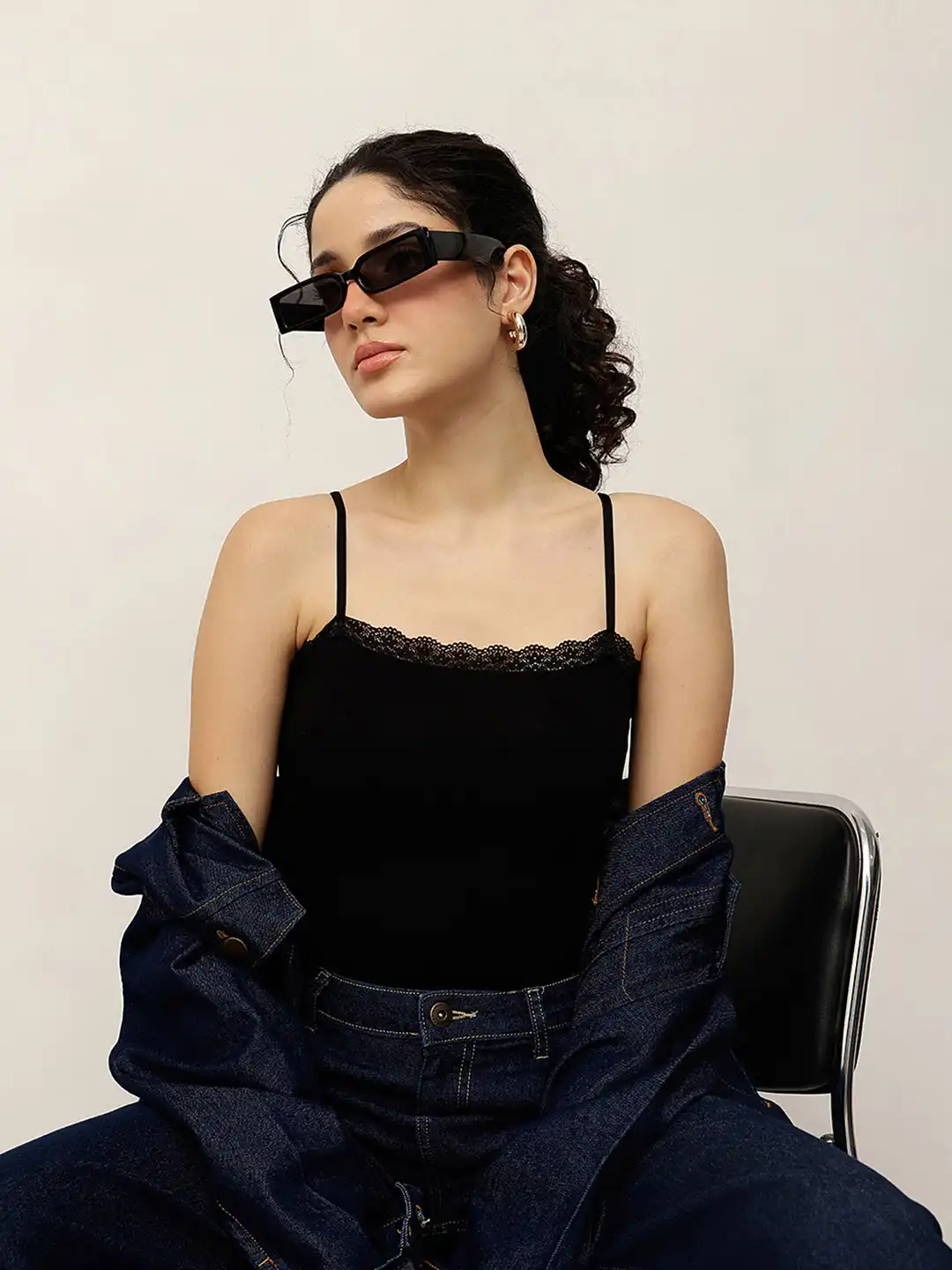 Buy Espresso Women Black Solid Camisole - Camisoles for Women