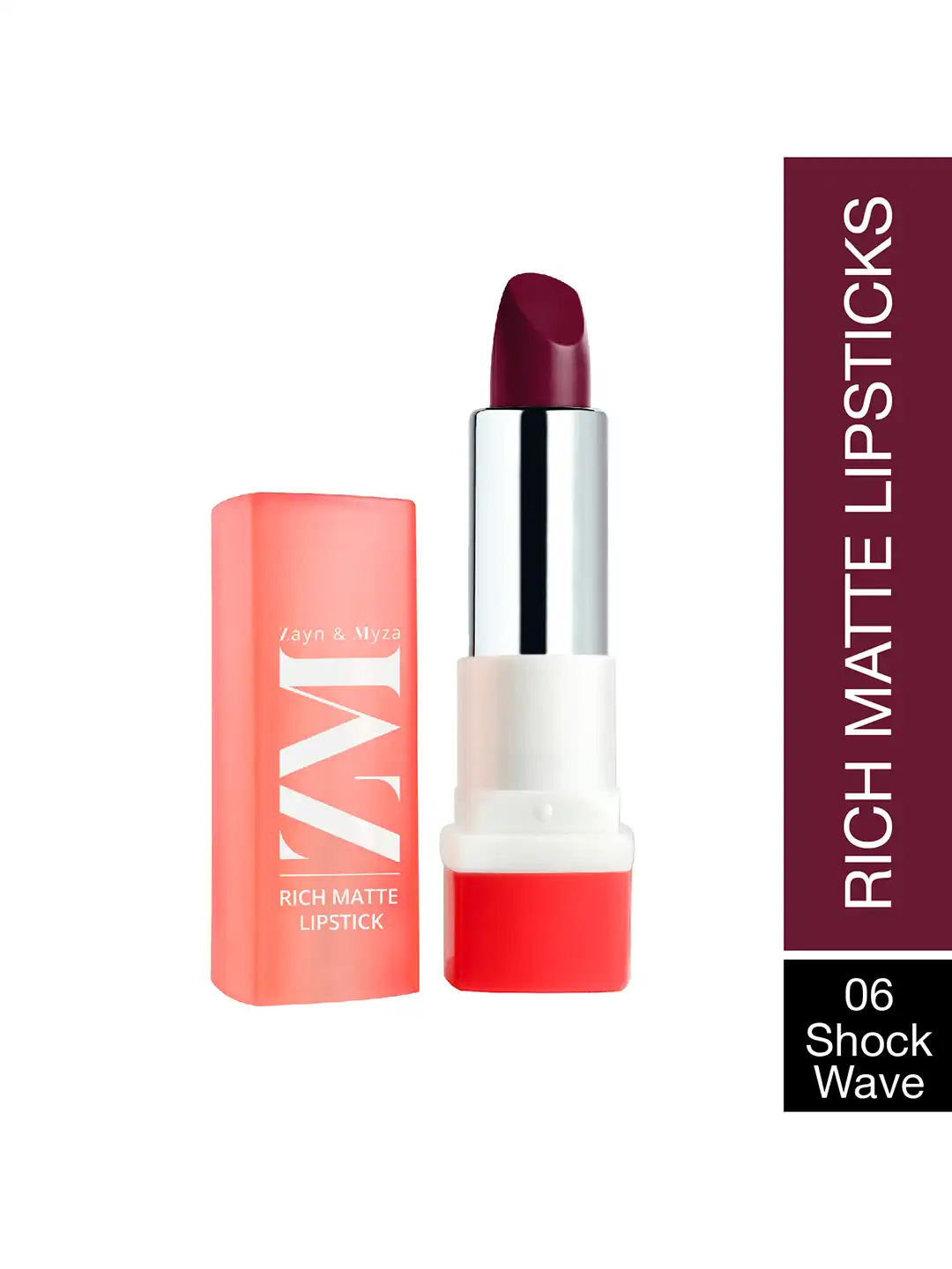 Buy ZM Zayn & Myza Rich Matte Lipstick-Shock Wave 06 - Lipstick