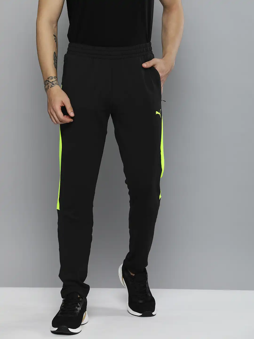 ボトムス ru Buy one8 x PUMA Men Slim Fit DryCELL Coloublocked Virat Kohli