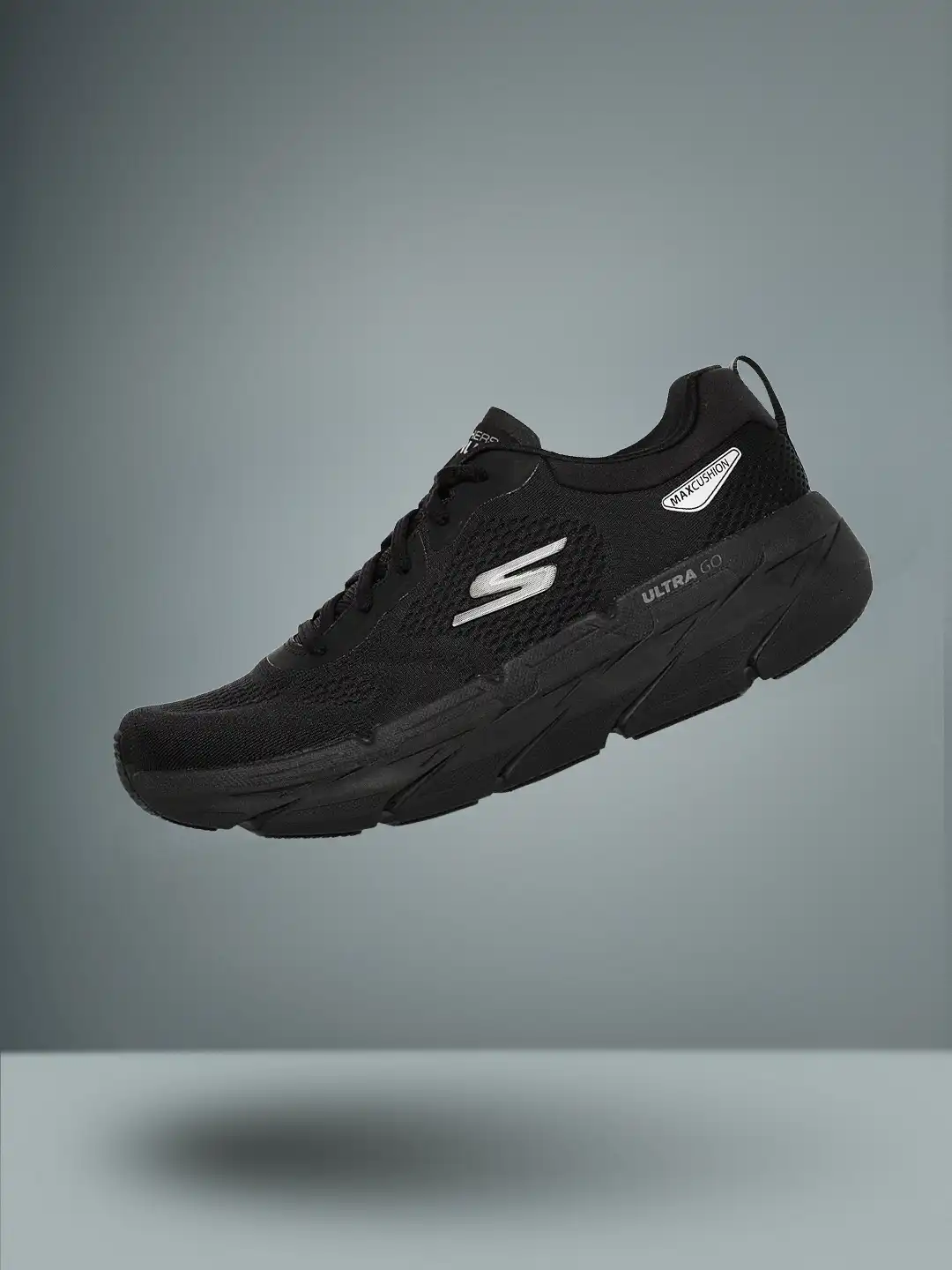 Buy Skechers Men Black Max Cushioning Premier Running Shoes