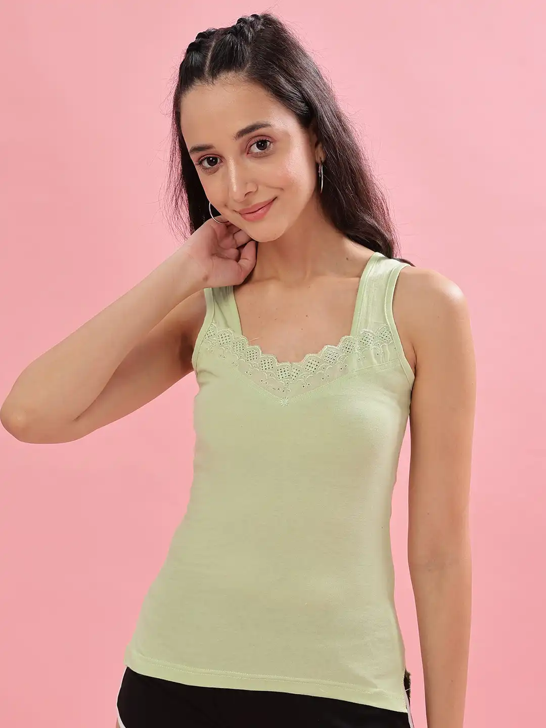 Buy Dollar Missy Pack of 2 Combed Cotton Camisole MMBB-371-R3-LP
