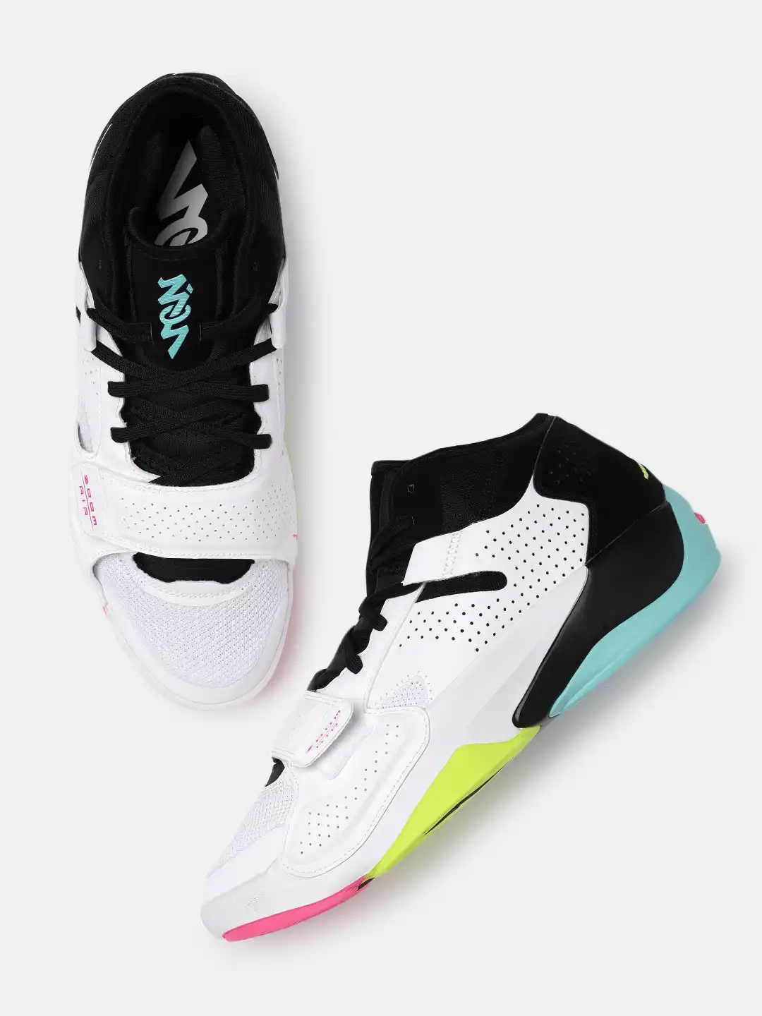 Buy Nike Men White JORDAN ZION 2 PF Basketball Shoes - Sports