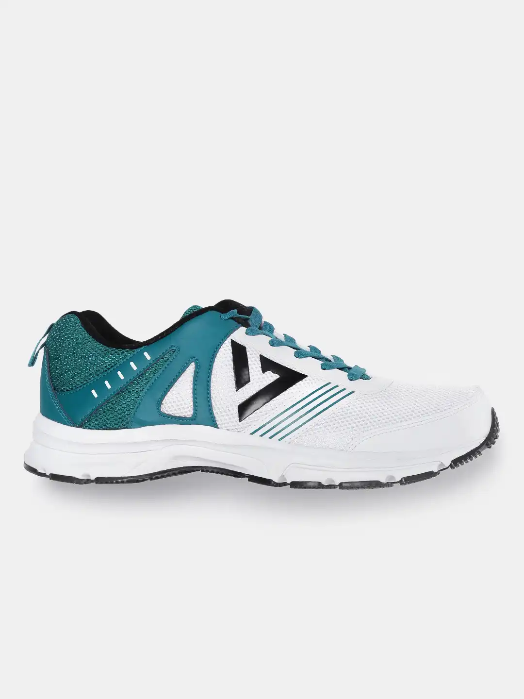 Buy SEVEN by MS Dhoni Men White & Teal Green Trinity Running Shoes
