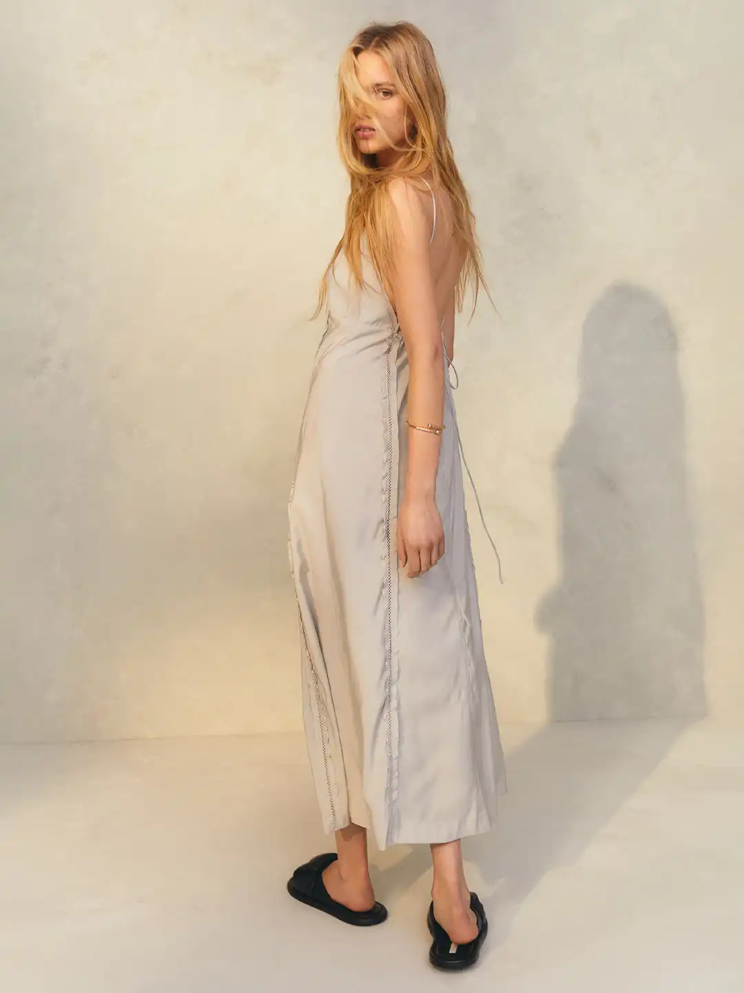 sage green dress h&m H&M Sage Green Ribbed Body con Maci Dress