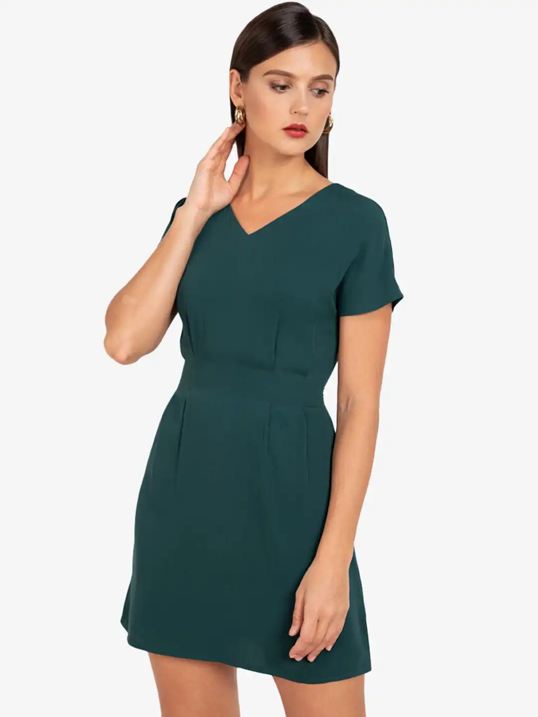 zalora green dress Emerald Green Dress