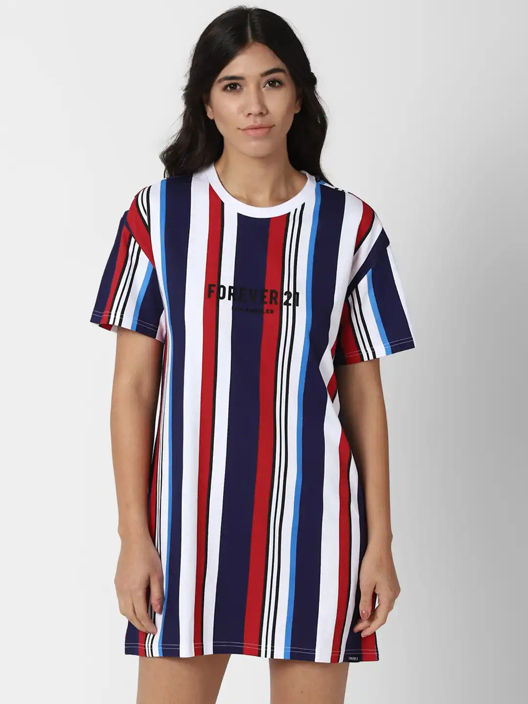 forever 21 striped t shirt dress Striped T-Shirt Dress, Forever 21 Size S, Cute