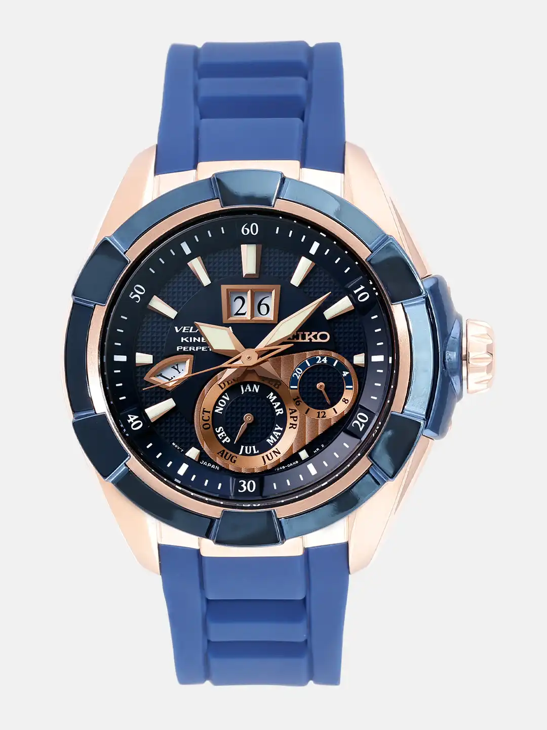 Buy SEIKO Premier Men Navy Blue Analogue watch SNP120P1 - Watches