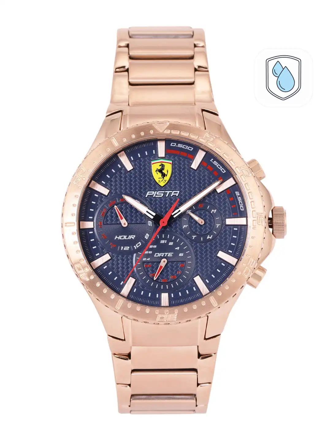 Buy SCUDERIA FERRARI Men Blue Pista Multi Function Analogue Watch