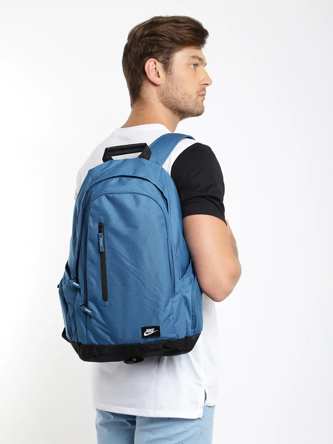 nike backpack all white Heritage (25L) Colour:Butterscotch ¥ Multiple pockets for Nike Varsity Elite Unisex beach-bags-for-women