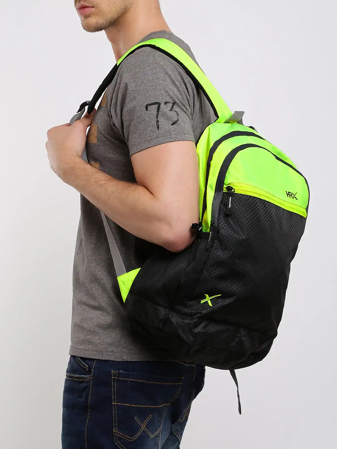 RYH Buy HRX by Hrithik Roshan Unisex Fluorescent Green & Black Dual