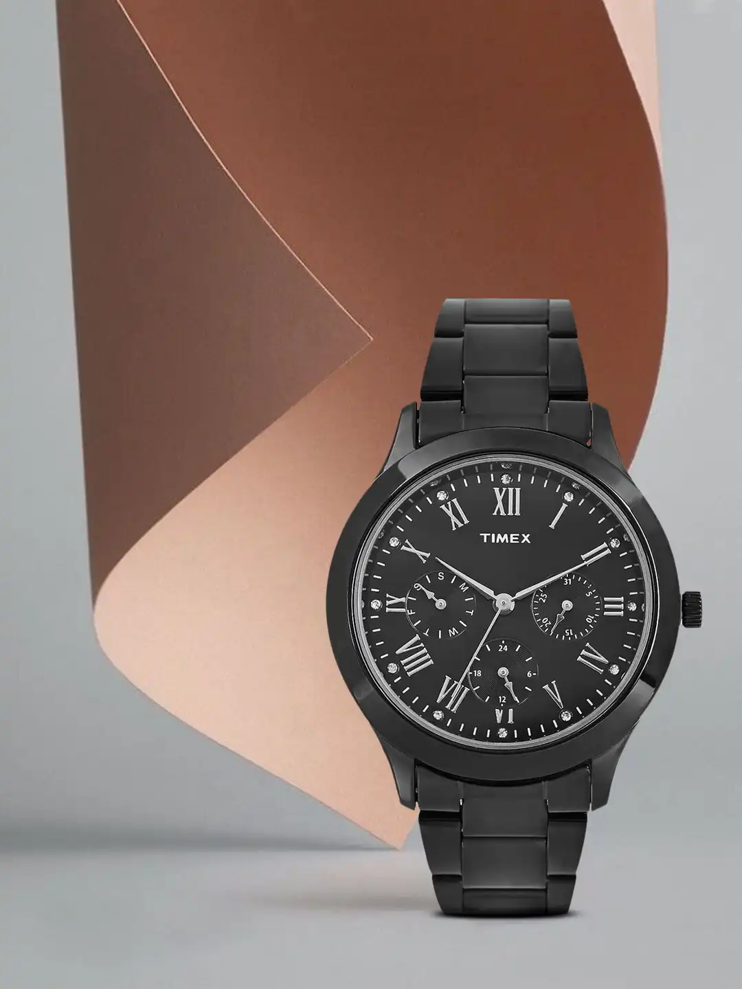 Buy Timex Trendline Round 21mm Black Dial Analog Women Watch