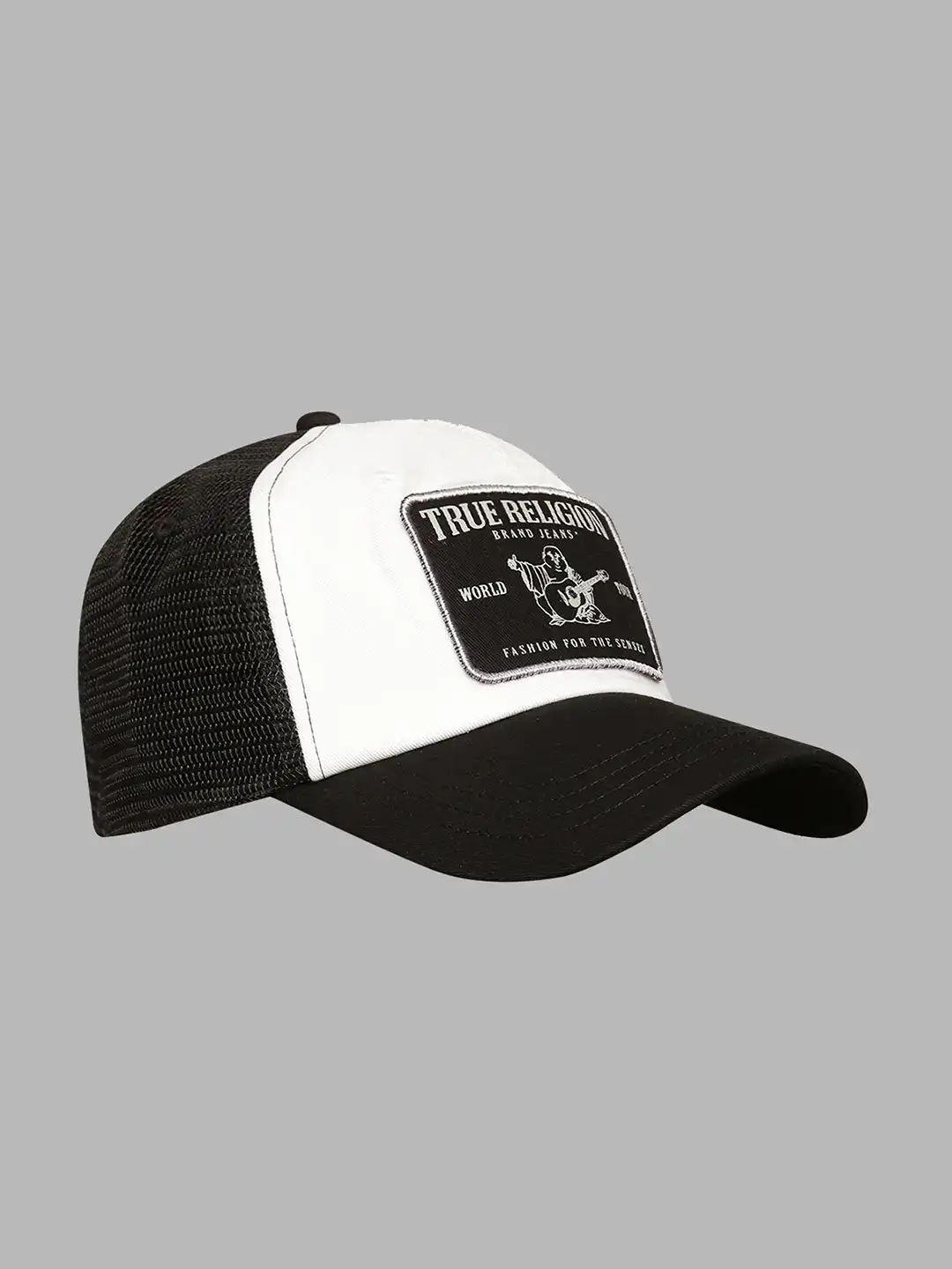 Buy True Religion Men Black & White Baseball Cap 100% COTTON