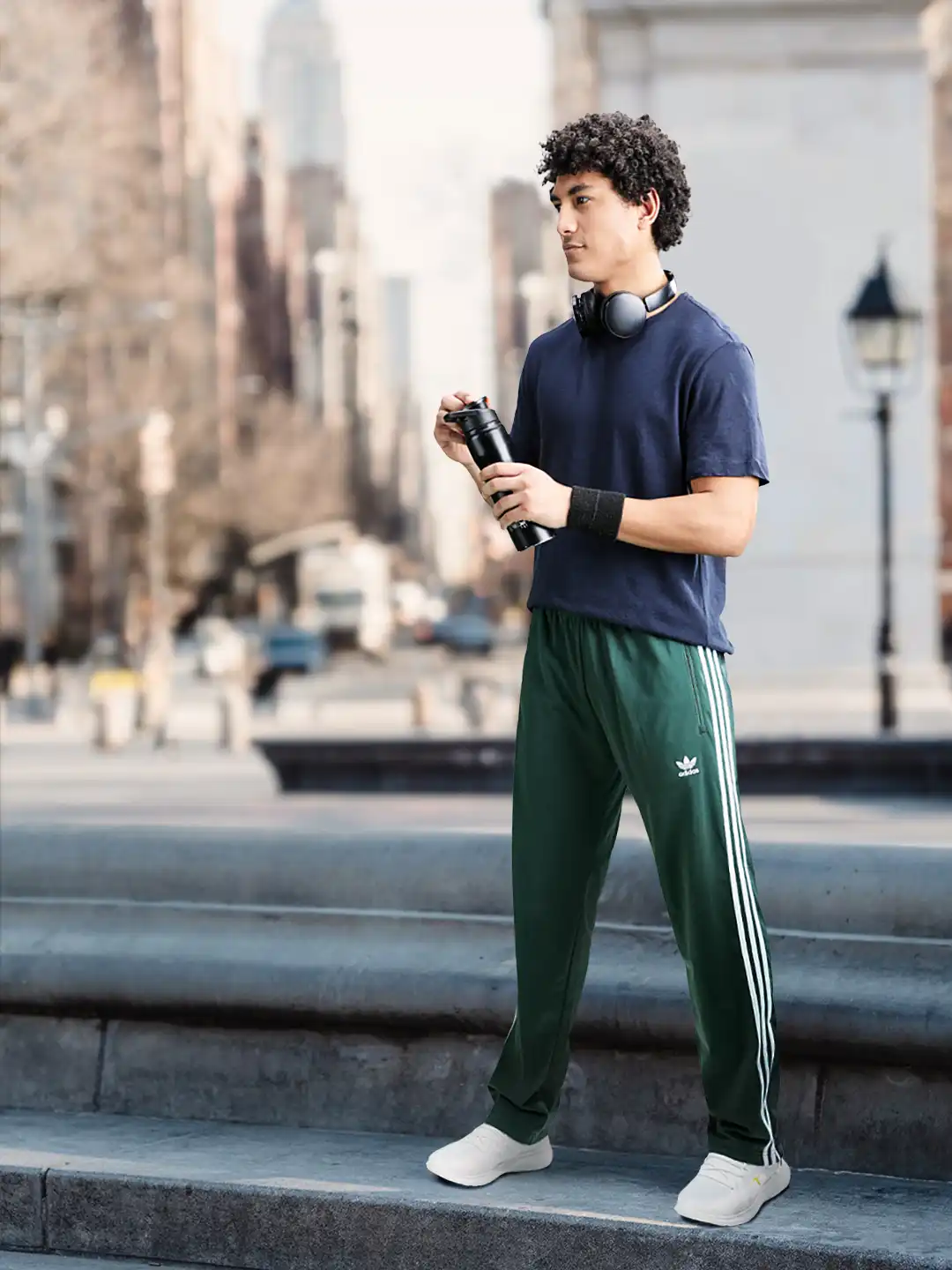 Buy ADIDAS Originals Men Green FIREBIRD Sustainable Track Pants