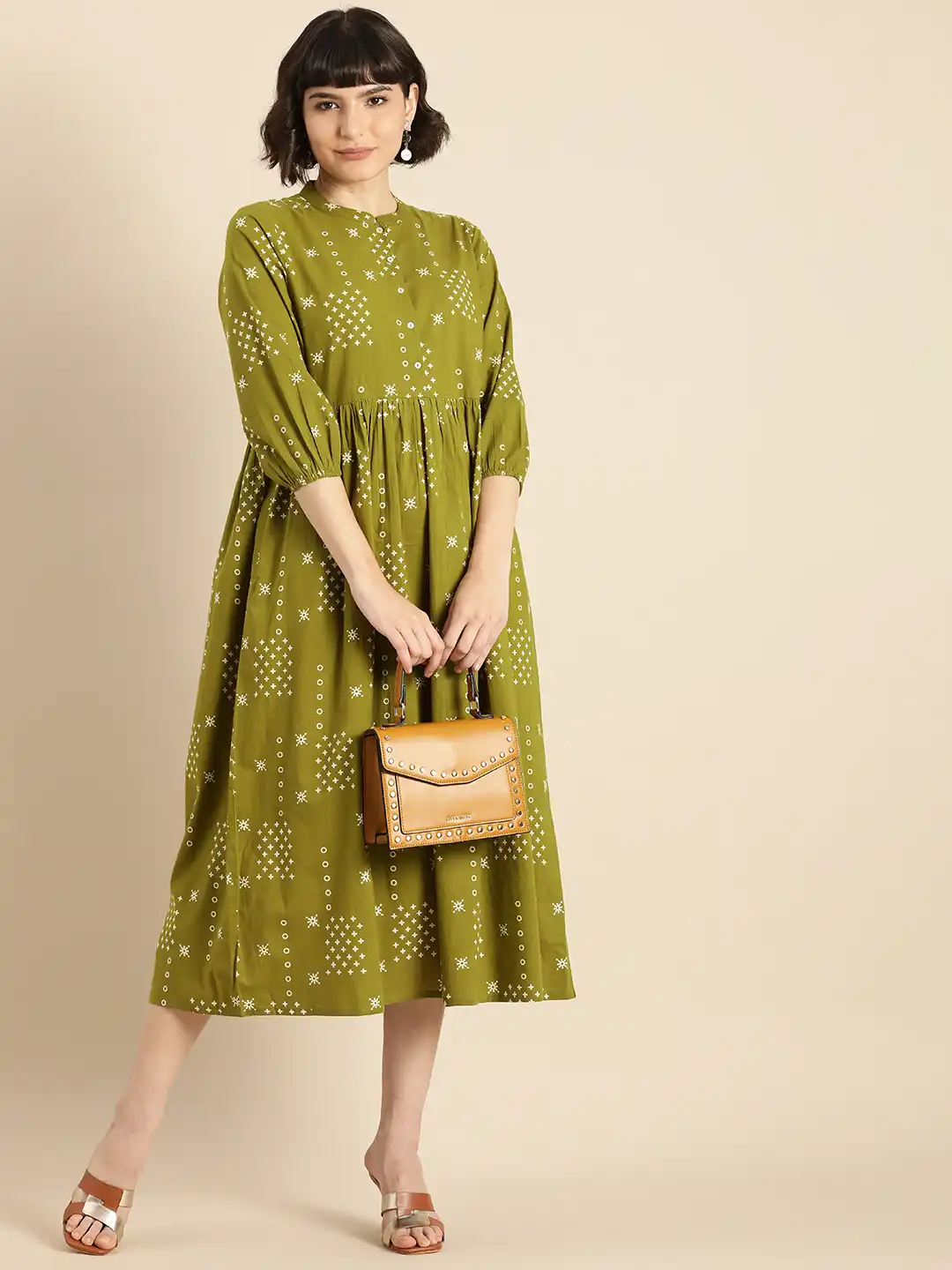 Buy Anouk Women Green & White Printed Ethnic A-Line Midi Dress - Ethnic Dresses for Women 18544074 | Myntra Buy Anouk Women Green & White Printed Ethnic A-Line Midi Dress - Ethnic Dresses for Women 18544074 | Myntra