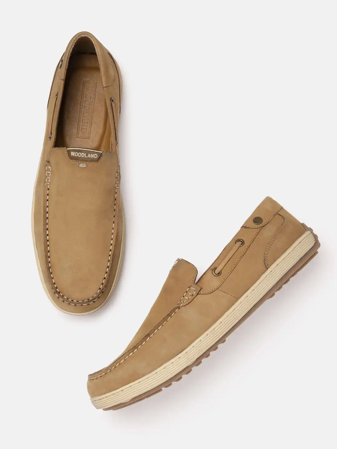 Buy Woodland Men Nubuck Leather Boat Shoes - Casual Shoes for Men