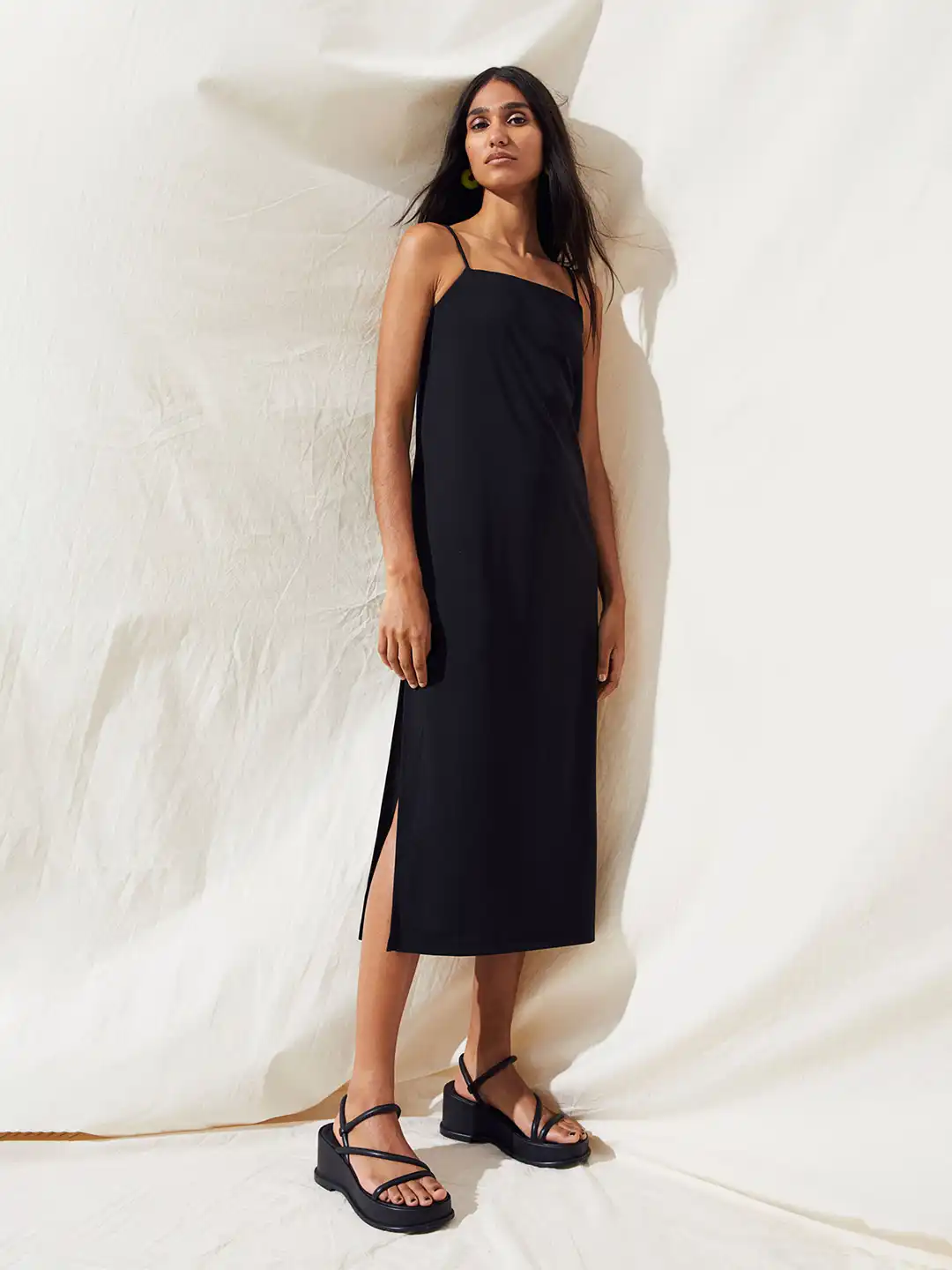 shimmering garnet ombré halter neck maxi dress Elma Lurex Knit Halter Maxi Dress - Silver main image 0