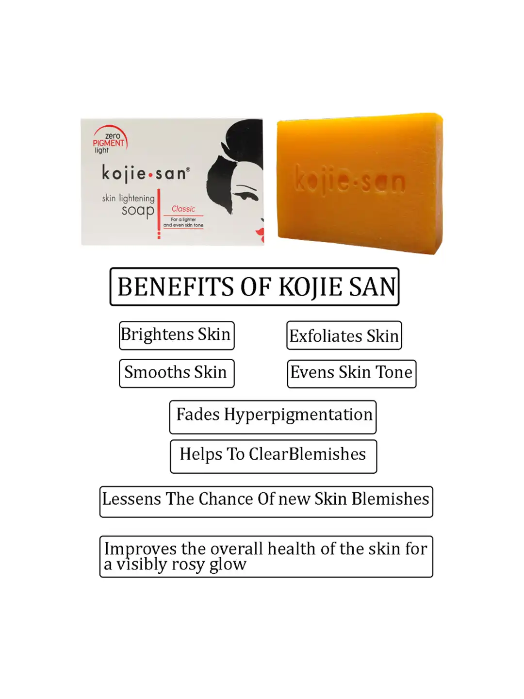 Buy kojie.san Classic Skin Lightning Soap with Kojic Acid for Even Skin Tone - 135g - Soap for Unisex 18711500