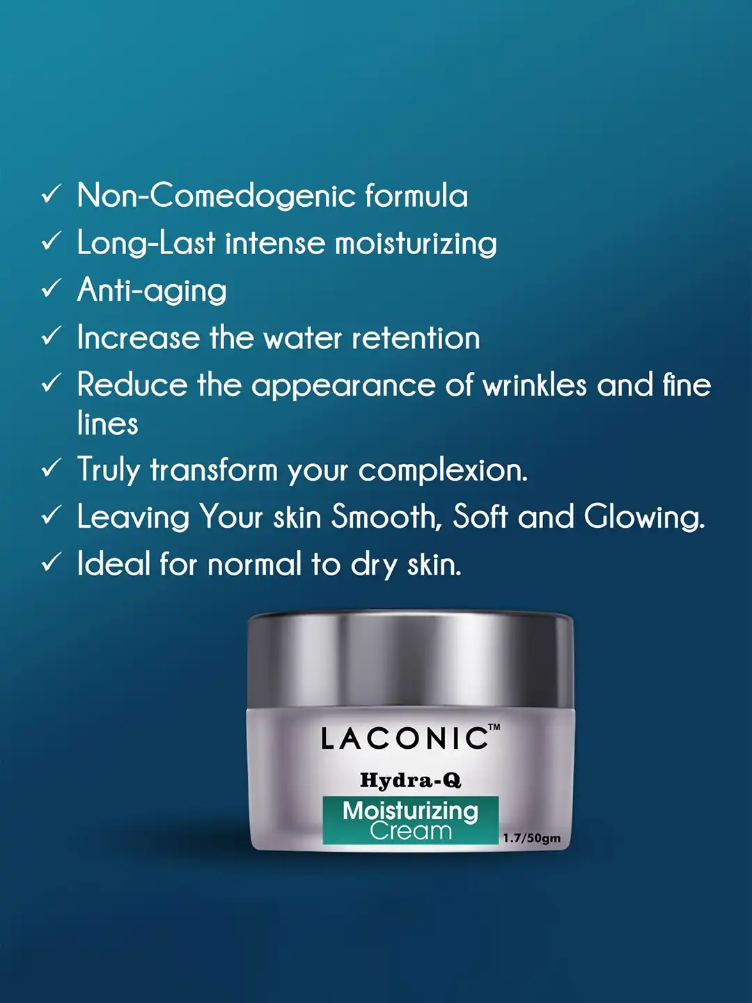 Buy LACONIC Hydra-Q Moisturizing Cream To Reduce Wrinkles & Fine
