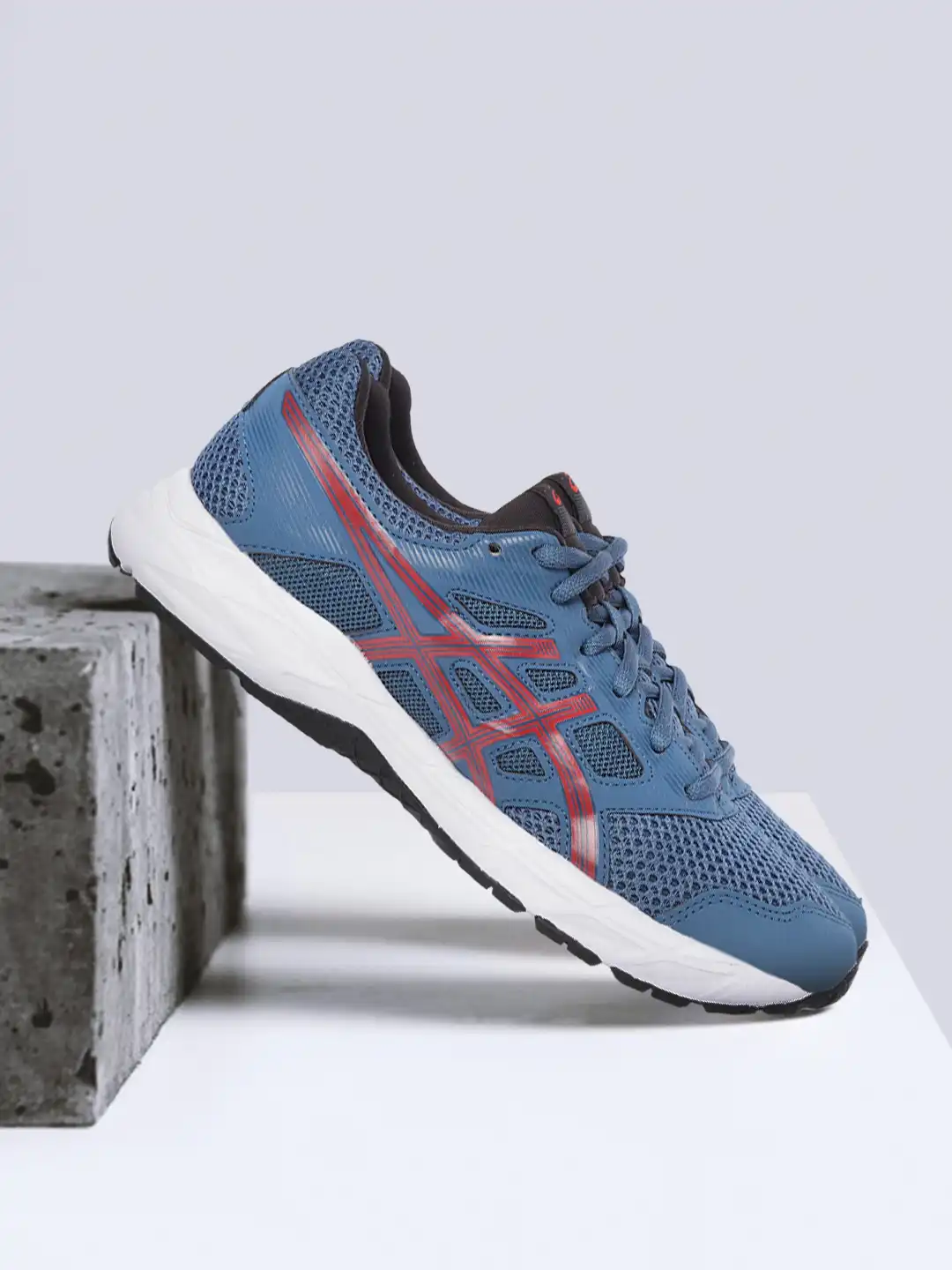 running shoes red and blue asics Buy ASICS Men Blue Red Woven Design Gel-Contend 5B Running Shoes Sports  Shoes for Men 18789602 Myntra