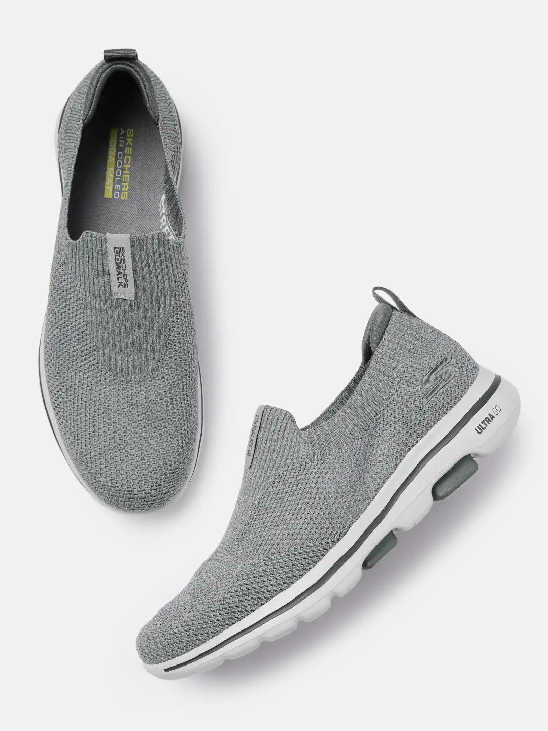 Buy Skechers Men Grey Go Walk 5 Townway Walking Shoes - Sports