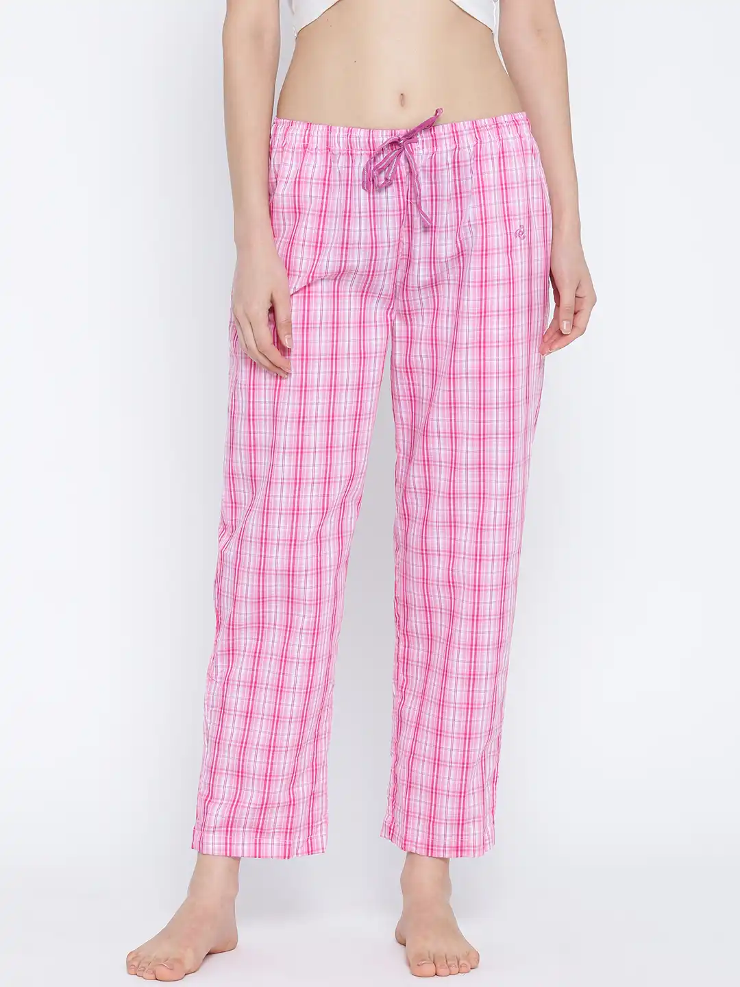 sillage hakama pants glen check pink新品 11497529656862-Jockey-Pink--