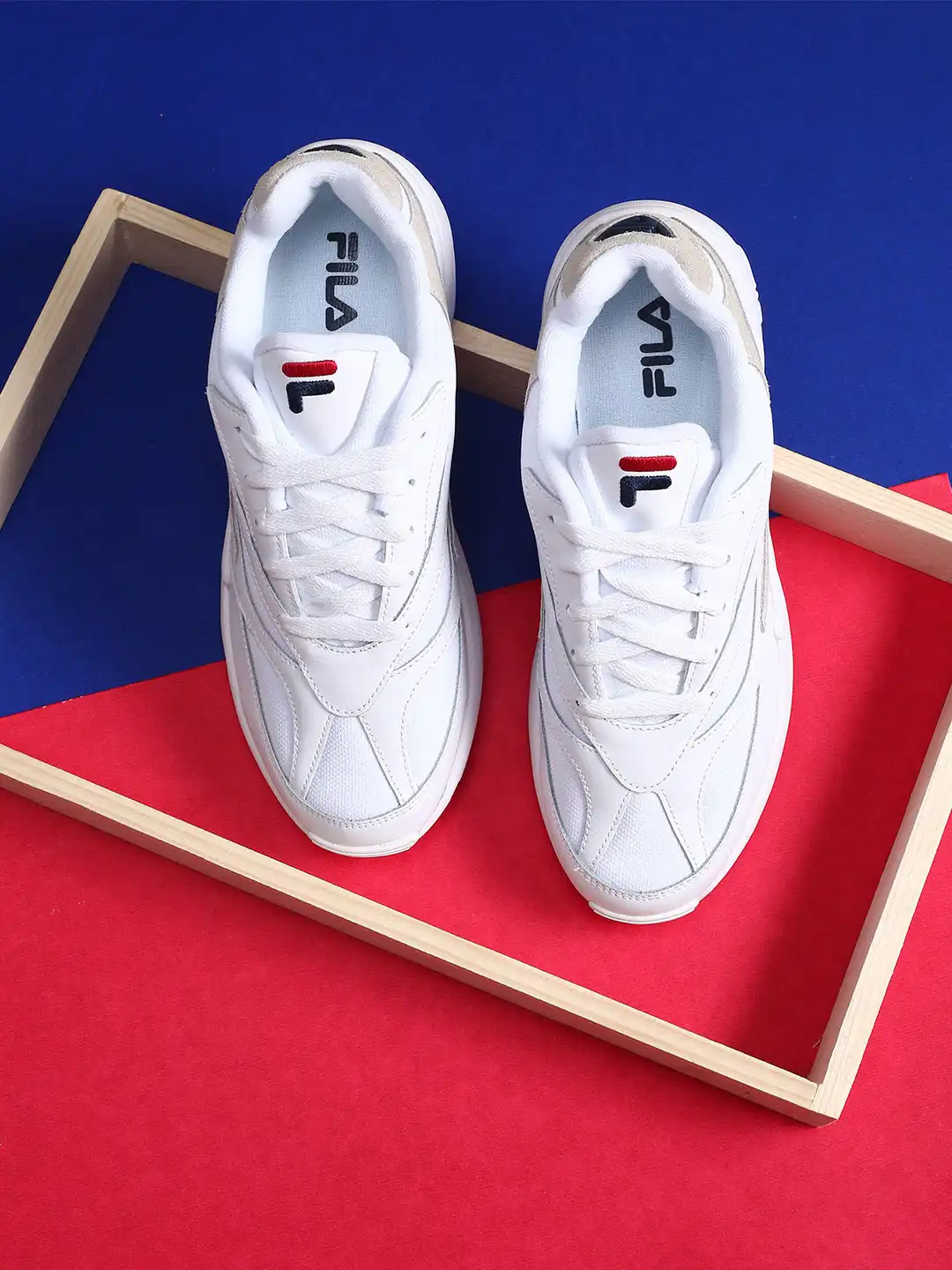 Buy FILA Men White PU VENOM Sneakers - Casual Shoes for Men