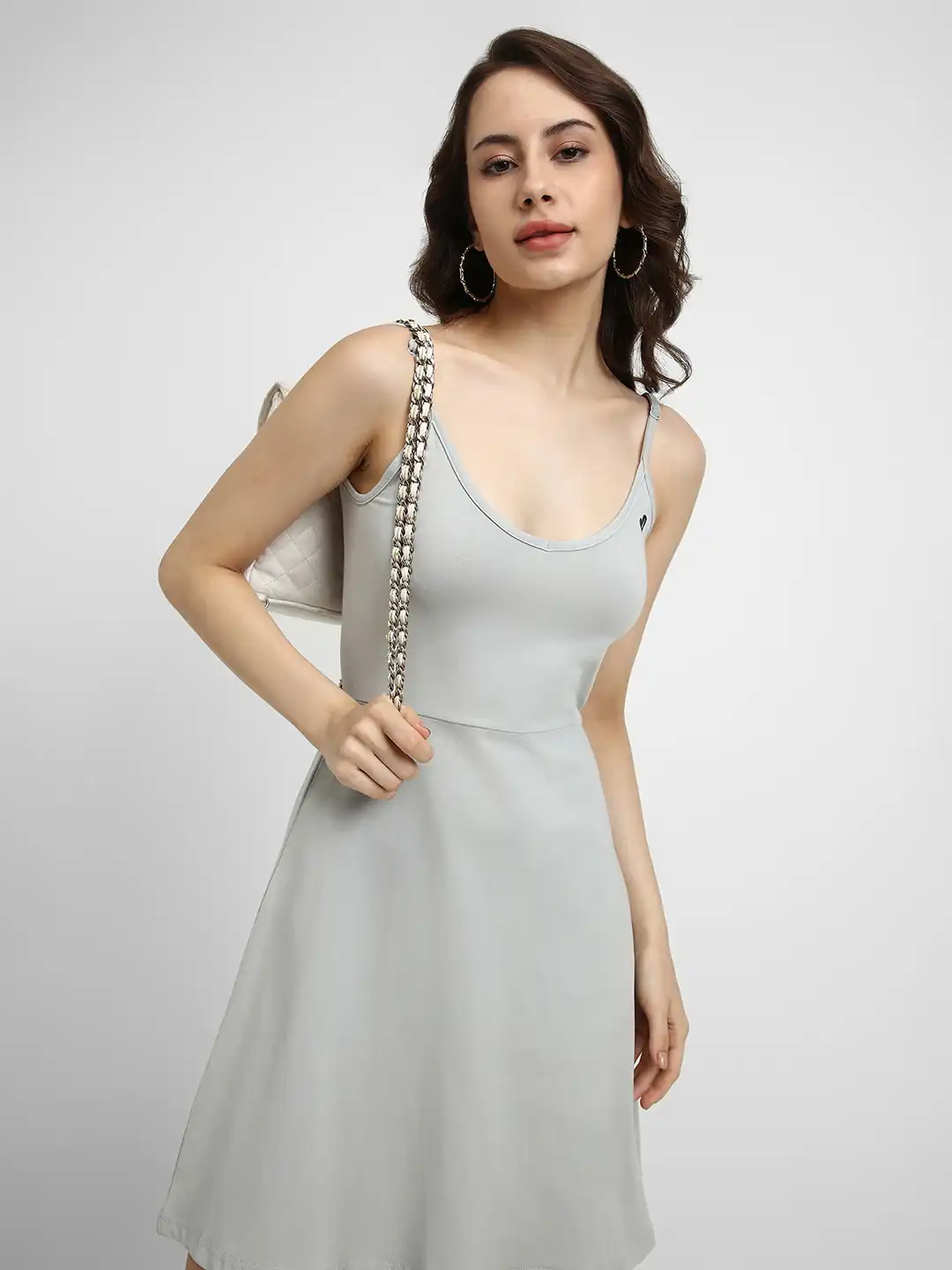 Buy FOREVER 21 Women Grey Dress - Dresses for Women 19474970 | Myntra