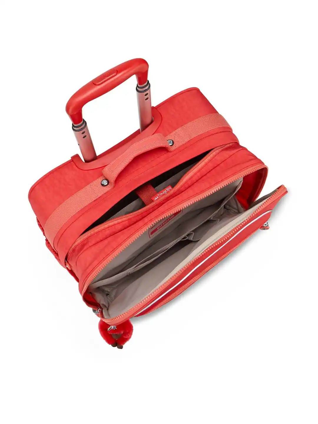 Buy Kipling Unisex Red Cabin Trolley Suitcase - Trolley Bag for