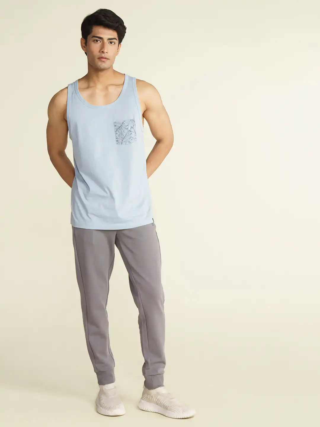 Buy DaMENSCH NEO-Cool Pure Cotton Pocket Print Tank Top - Lounge