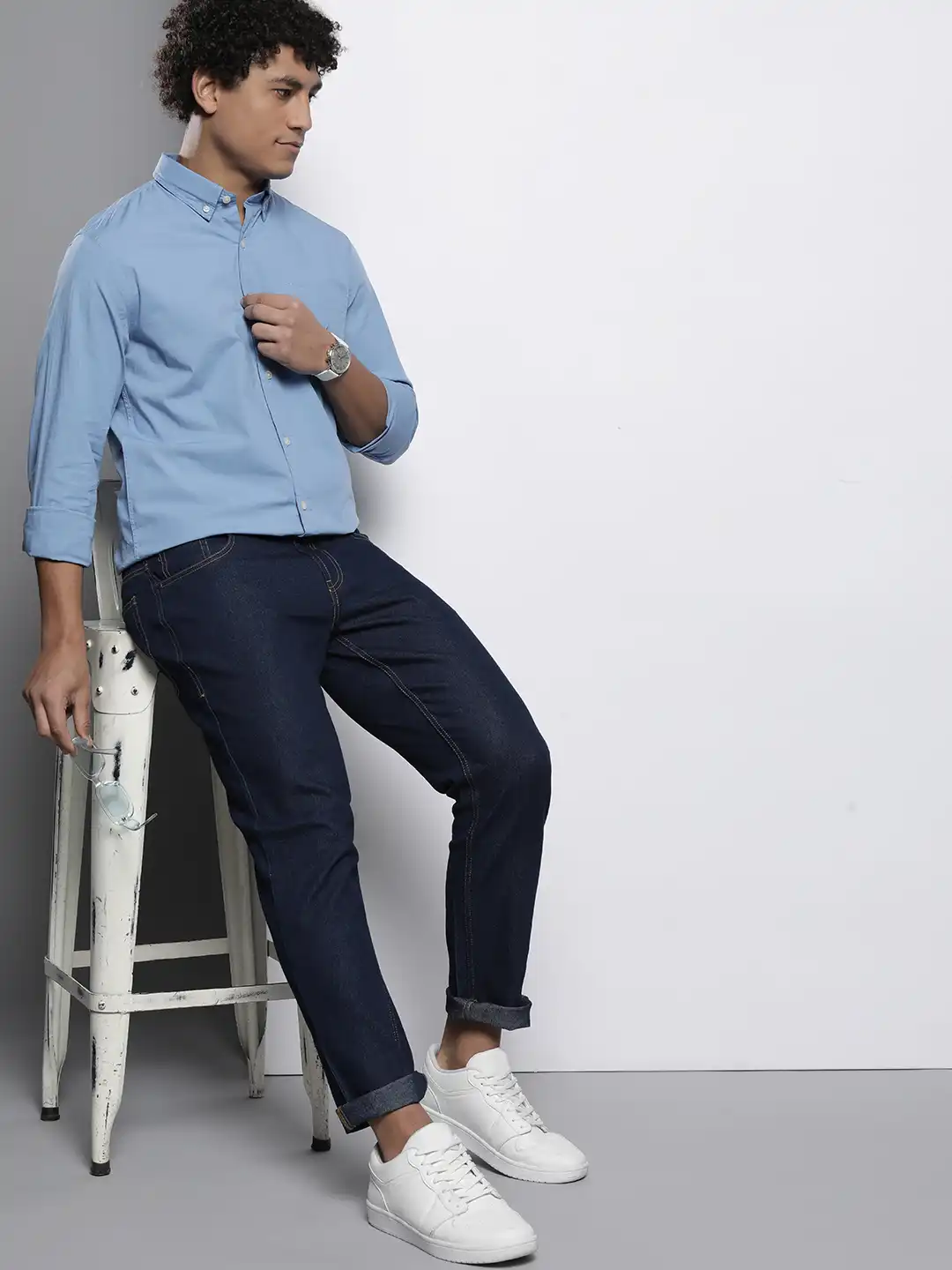 Buy Nautica Men Slim Fit Stretch Casual Shirt - Shirts for Men 19866382 |  Myntra