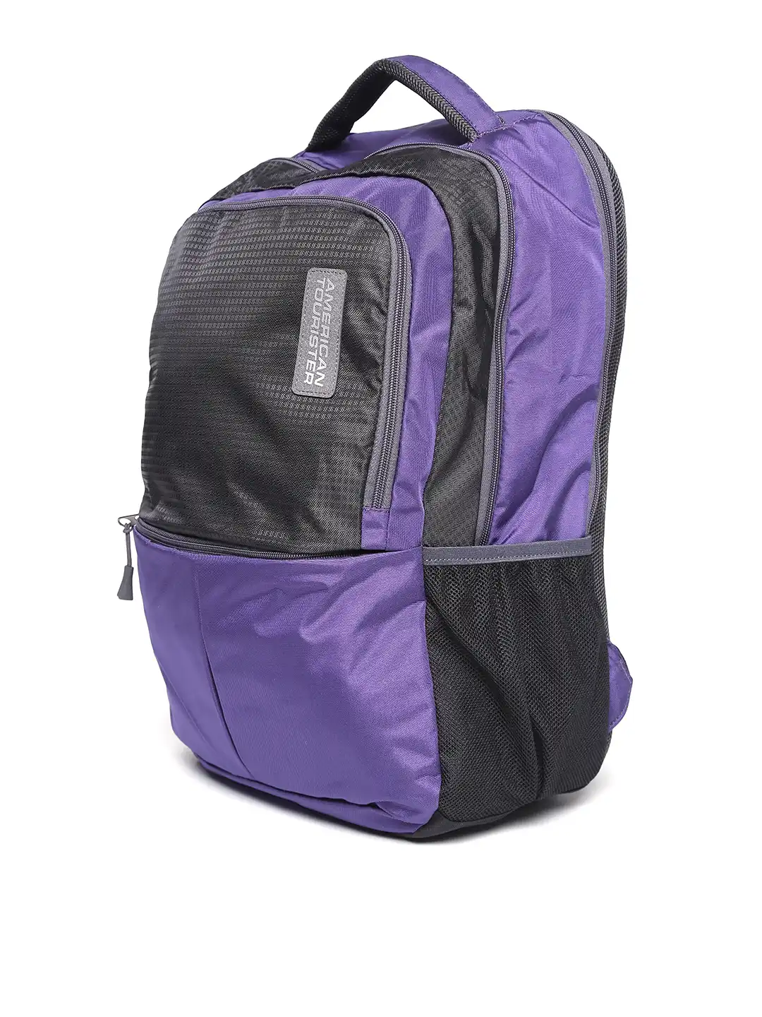 black leather backpack with thick straps Marley Teardrop Multi Zip Backpack