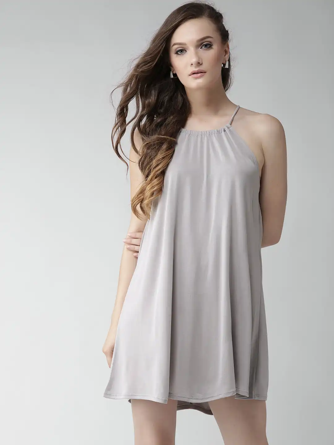 Buy FOREVER 21 Women Grey Solid A-Line Dress - Dresses for Women 1991514 | Myntra Buy FOREVER 21 Women Grey Solid A-Line Dress - Dresses for Women 1991514 | Myntra