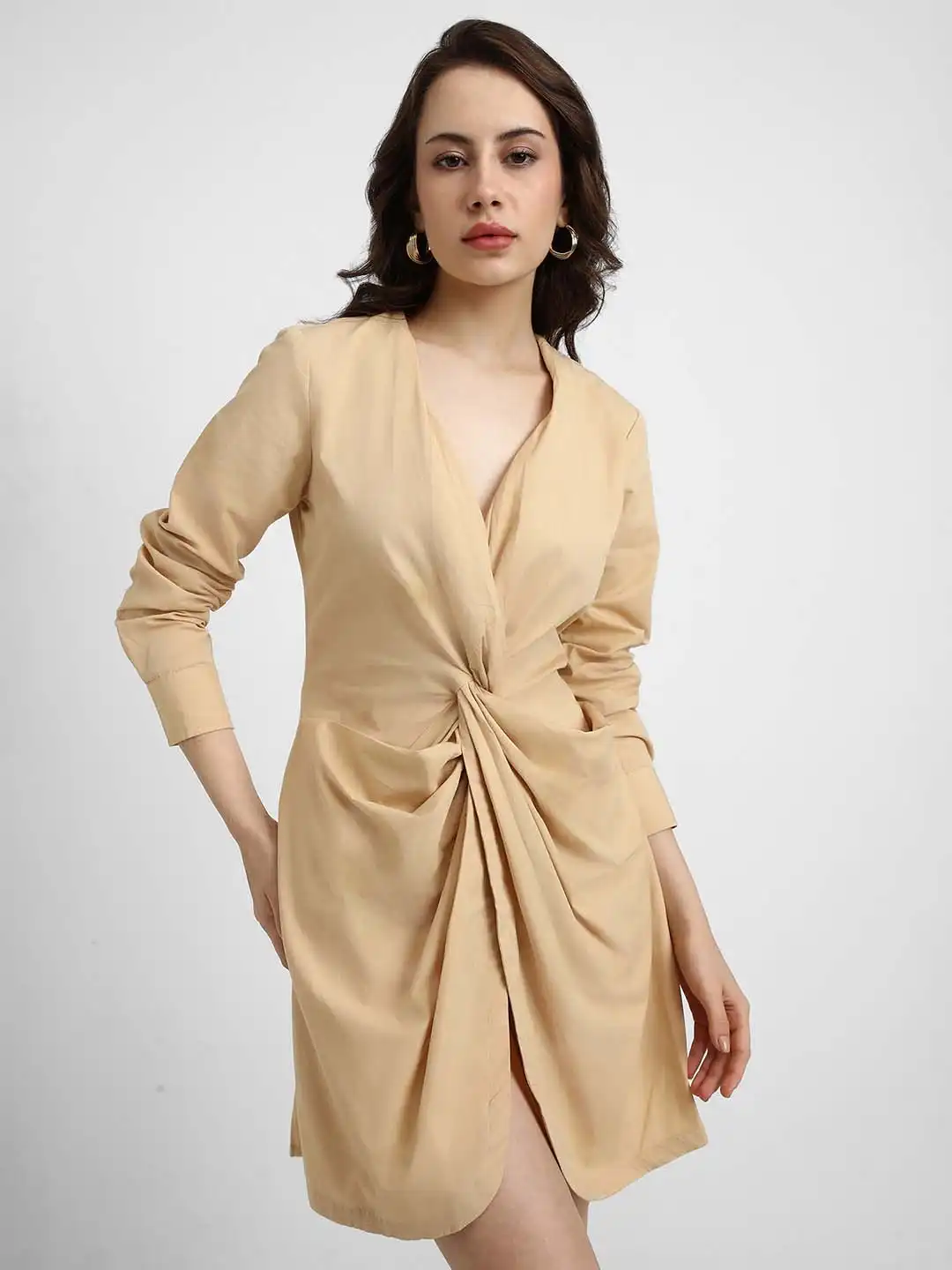 beige dress forever 21 Buy Forever 21 Beige Regular Fit Dress for Women Online @ Tata CLiQ