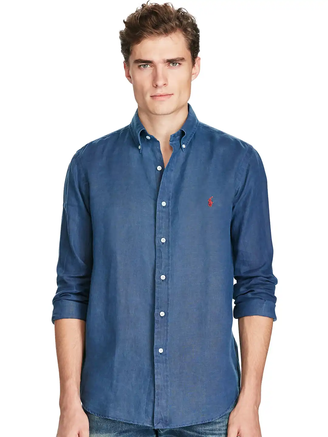 Buy Polo Ralph Lauren Ocean-Wash Linen Sport Shirt - Shirts for