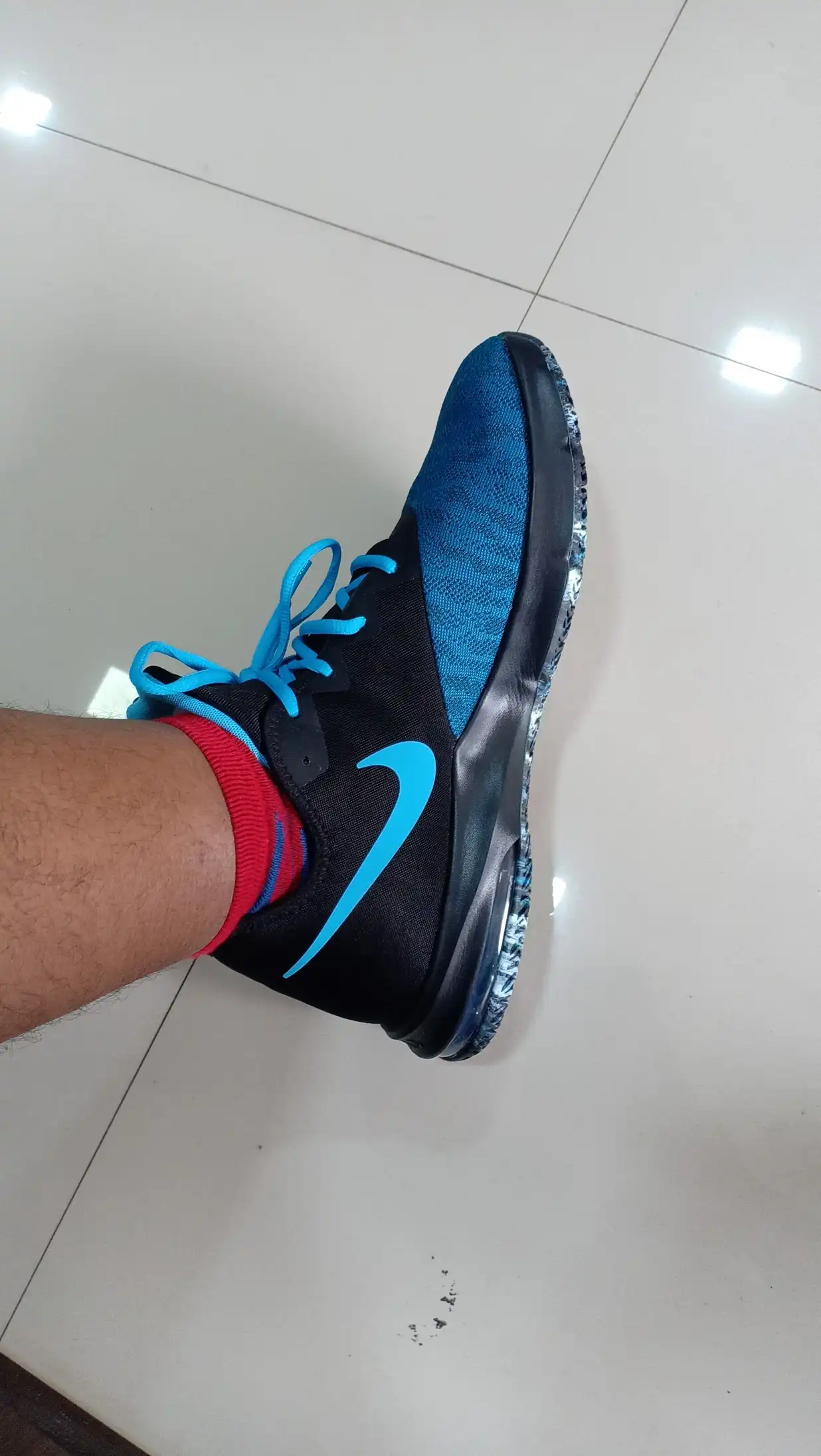 Buy Nike Men Black & Blue AIR MAX INFURIATE III LOW Basketball
