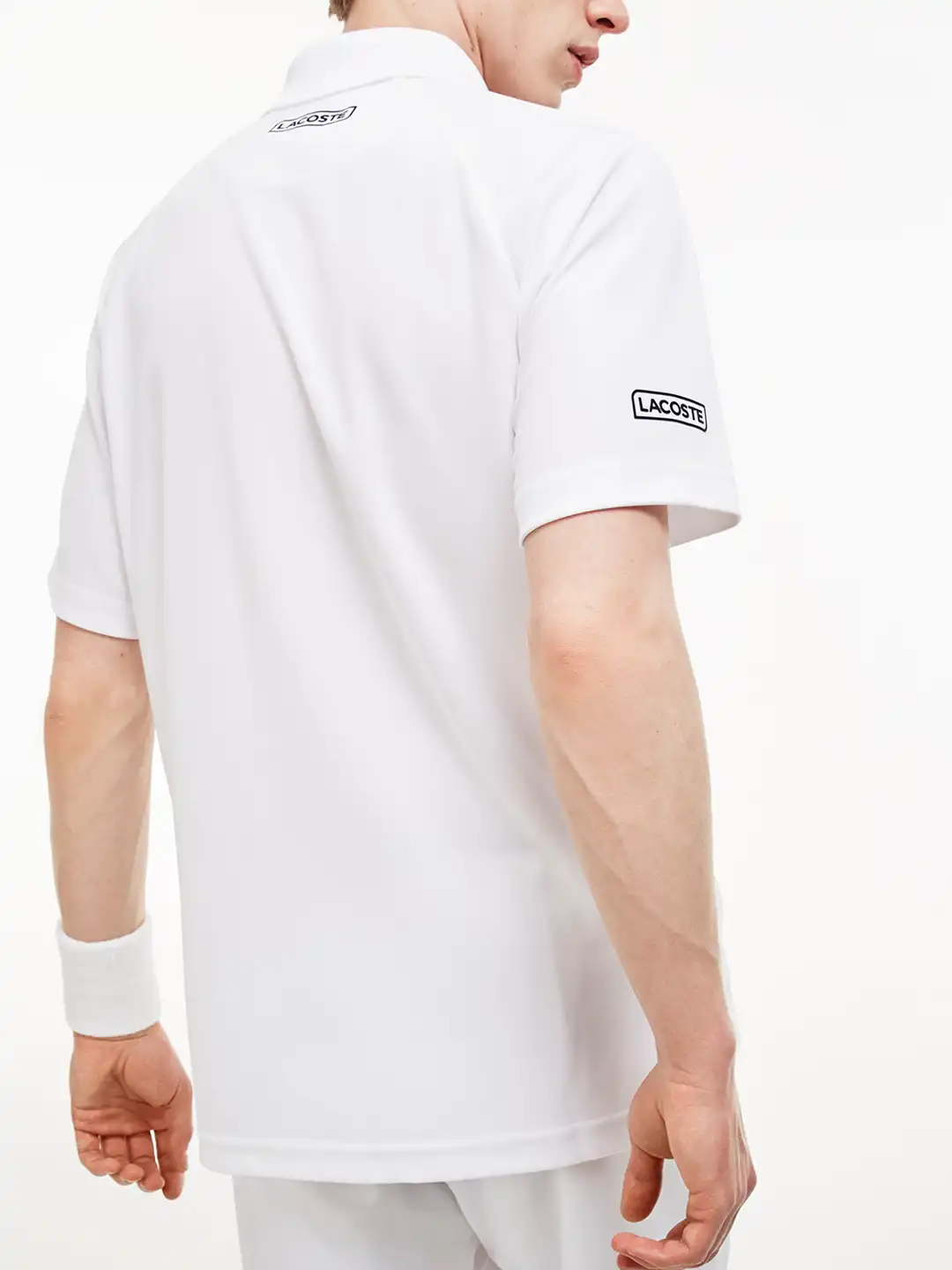 Buy Lacoste White Novak Djokovic Exclusive Green Edition Polo