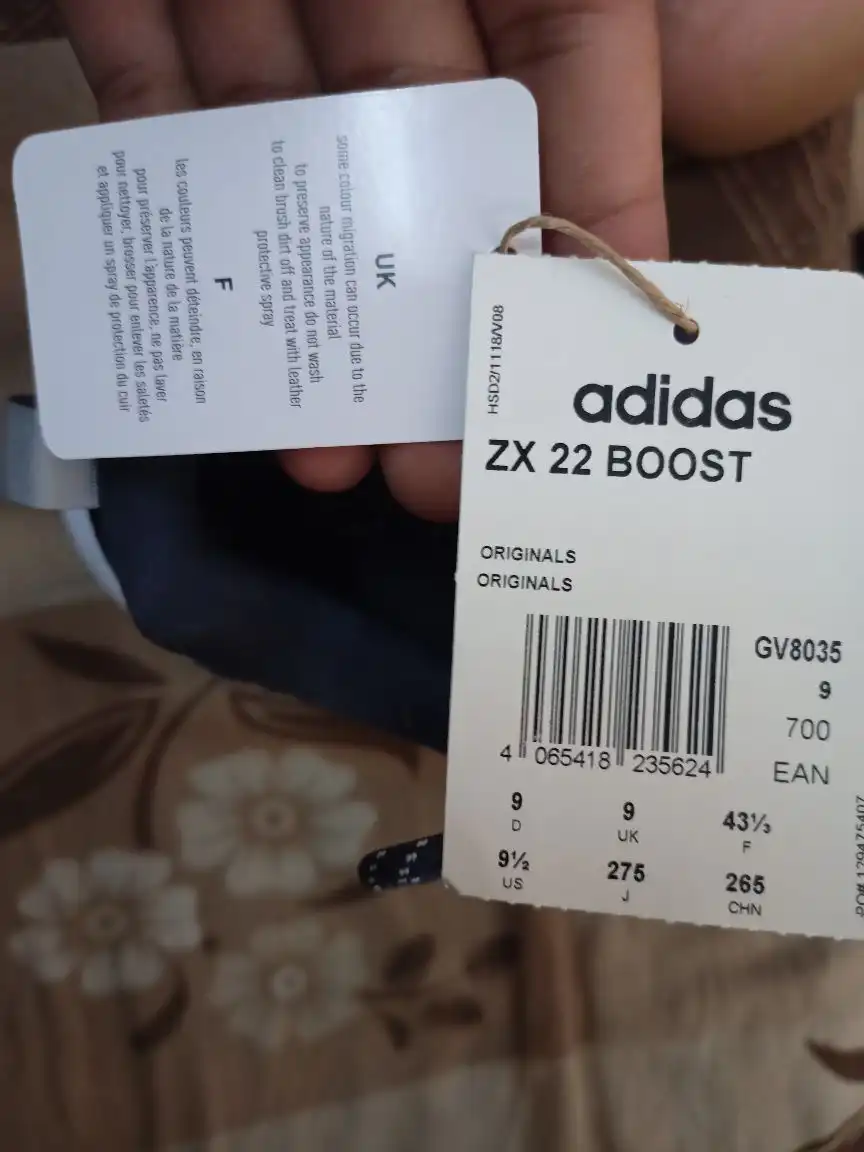 Buy ADIDAS Originals Men Green & Grey Woven Design ZX 22 Boost