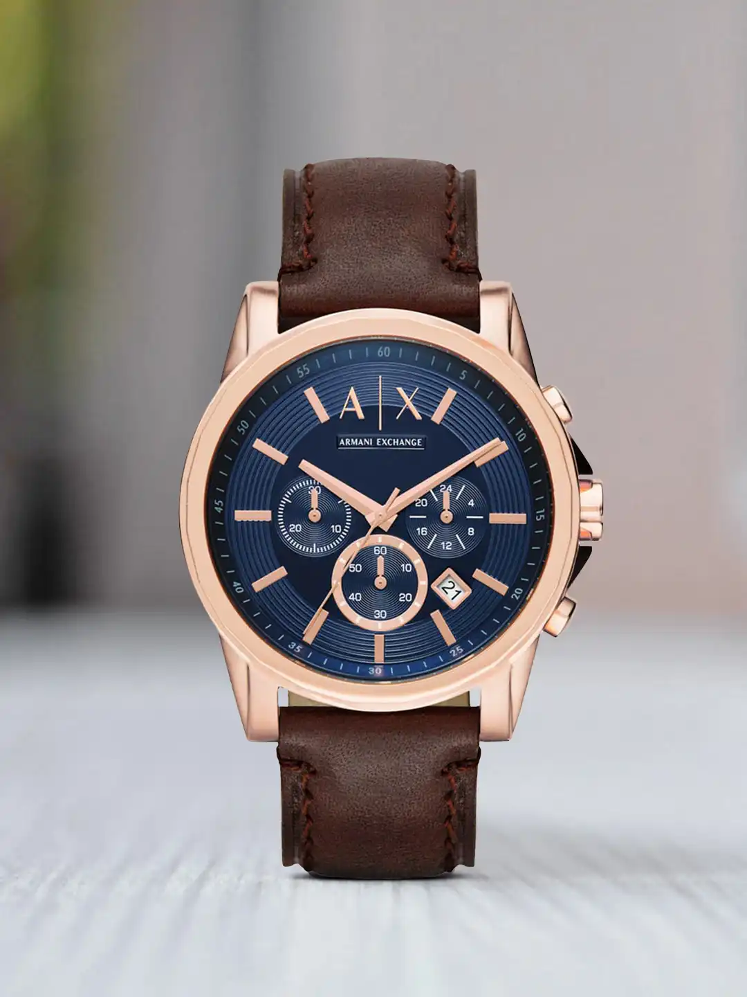 Buy Armani Exchange Men Navy Blue Chronograph Watch AX2508I